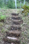 Vorarbeit fr eine neue Treppe