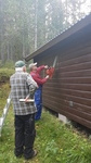 Drinnen soll es heller werden...also mu ein neues Fenster her...