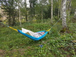 Nach getaner Arbeit ist chillen in der Hngematte angesagt